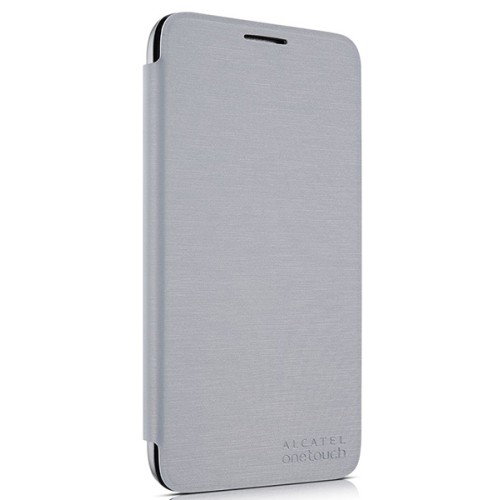 Чехол книжка для Alcatel PIXI 3(5) 5065D FlipCover G5065-3SALFCG-RU Silver
