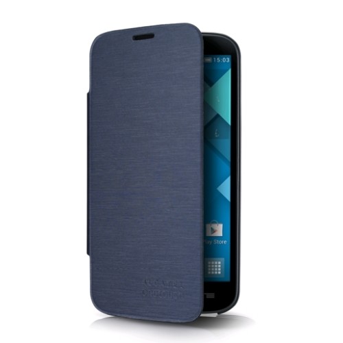 Чехол книжка для Alcatel Pop C9 7047D FlipCase ALC-FGCGB18J0A15C1 Синеватый черный