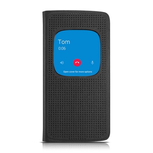 Чехол книжка для Alcatel 6055K Idol 4 FlipCover G6055-3AALMFG-RU Черный