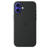 Силиконовый чехол для Apple IPhone 16 Plus Silicone Case Черный