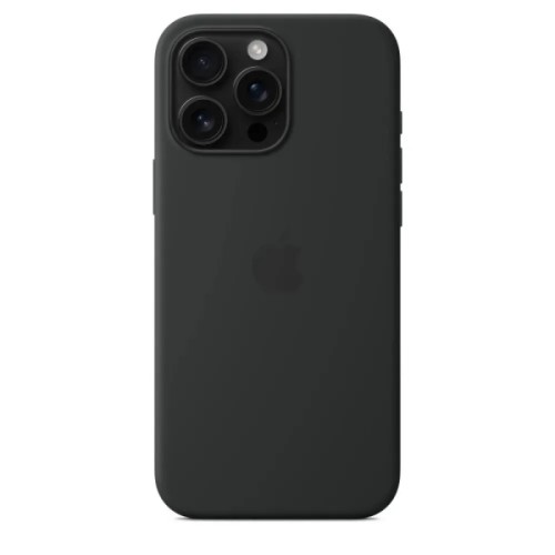 Силиконовый чехол для Apple IPhone 16 Pro Silicone Case Черный