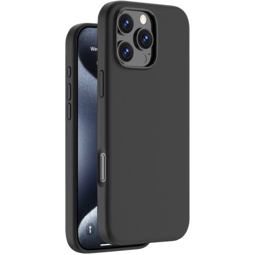 Силиконовый чехол для Apple IPhone 16 Pro Max Silicone Case Черный