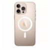 Силиконовый чехол для Apple iPhone 16 Pro Max PC Clear Case MagSafe с анимацией Прозрачный