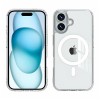 Прозрачный cиликоновый чехол MagSafe для Apple iPhone 16