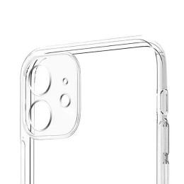 Силиконовый чехол для Apple iPhone 11 TPU 1мм с защитой камеры Прозрачный