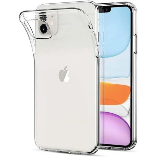 Силиконовый чехол для Apple iPhone 11 TPU mp 1мм Прозрачный
