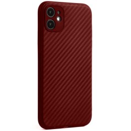 Чехол накладка для Apple iPhone 11 Luxo Cevlar матовый J163 Красный