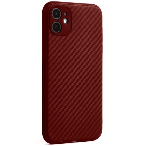 Чехол накладка для Apple iPhone 11 Luxo Cevlar матовый J163 Красный