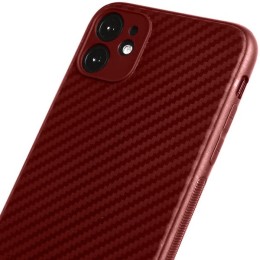 Чехол накладка для Apple iPhone 11 Luxo Cevlar матовый J163 Красный