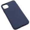 Силиконовый чехол для Apple iPhone 11 Soft Matte Синий