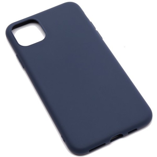 Силиконовый чехол для Apple iPhone 11 Soft Matte Синий