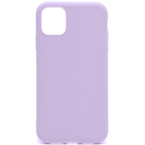 Силиконовый чехол для Apple iPhone 11 Soft Matte Сиреневый