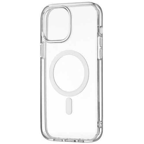 Силиконовый чехол для Apple iPhone 12 TPU PC MagSafe с анимацией с бортиком Прозрачный