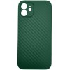 Чехол накладка для Apple iPhone 12 Luxo Cevlar глянцевый J160 Зеленый