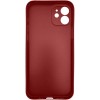 Чехол накладка для Apple iPhone 12 Luxo Cevlar глянцевый J163 Красный