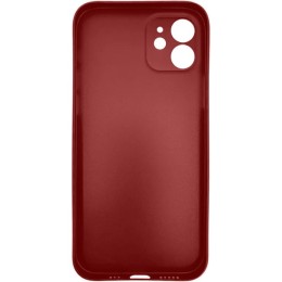 Чехол накладка для Apple iPhone 12 Luxo Cevlar глянцевый J163 Красный
