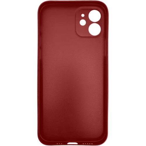 Чехол накладка для Apple iPhone 12 Luxo Cevlar глянцевый J163 Красный