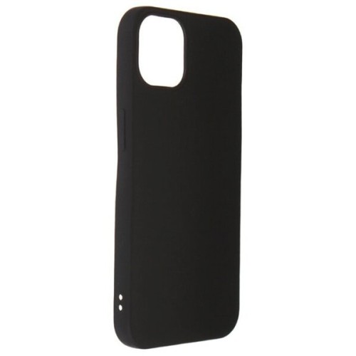 Силиконовый чехол для Apple iPhone 12 TPU 1мм Черный матовый