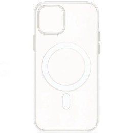 Силиконовый чехол для Apple iPhone 12 Clear Case MagSafe с анимацией с бортиком Прозрачный