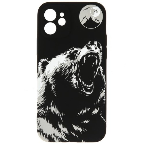 Силиконовый чехол для Apple iPhone 12 Helsen с защитой камеры J204