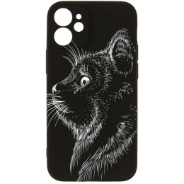 Силиконовый чехол для Apple iPhone 12 mini Helsen с защитой камеры J71