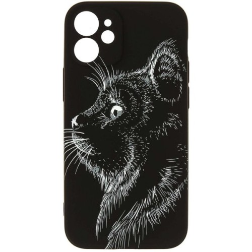 Силиконовый чехол для Apple iPhone 12 mini Helsen с защитой камеры J71