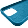 Силиконовый чехол для Apple iPhone 12 Mini Лазурный