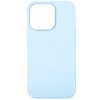 Силиконовый чехол для Apple iPhone 12 Mini Светло голубой
