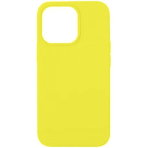 Силиконовый чехол для Apple iPhone 12 Mini Светло желтый