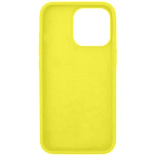 Силиконовый чехол для Apple iPhone 12 Mini Светло желтый