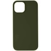 Силиконовый чехол для Apple iPhone 12 Mini Болотный зеленый
