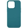 Силиконовый чехол для Apple iPhone 12 Mini Бирюзово синий