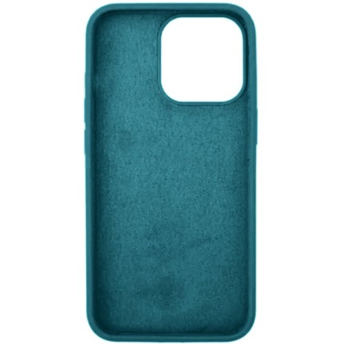 Силиконовый чехол для Apple iPhone 12 Mini Бирюзово синий