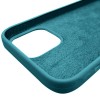 Силиконовый чехол для Apple iPhone 12 Mini Бирюзово синий