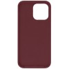 Силиконовый чехол для Apple iPhone 12 Mini Темно красный