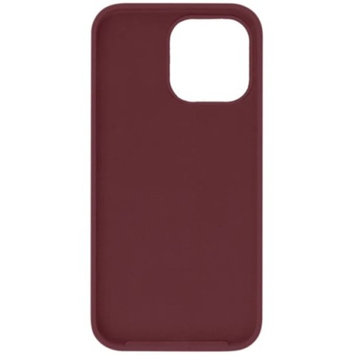 Силиконовый чехол для Apple iPhone 12 Mini Темно красный