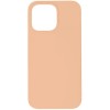 Силиконовый чехол для Apple iPhone 12 Mini Бледно оранжевый