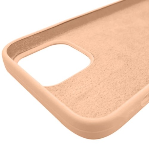 Силиконовый чехол для Apple iPhone 12 Mini Бледно оранжевый