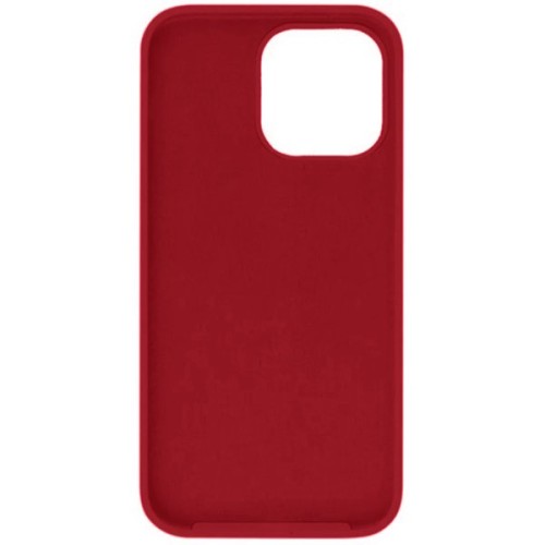 Силиконовый чехол для Apple iPhone 12 Mini Рубиново-красный