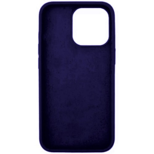 Силиконовый чехол для Apple iPhone 12 Mini Темно фиолетовый