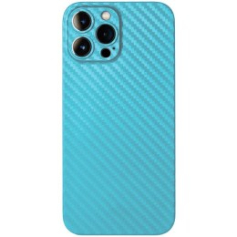 Чехол накладка для Apple iPhone 12 Pro Luxo Cevlar глянцевый J161 Голубой