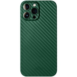 Чехол накладка для Apple iPhone 12 Pro Luxo Cevlar глянцевый J160 Зеленый