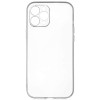 Силиконовый чехол для Apple iPhone 12 Pro TPU 1мм с защитой камеры Прозрачный