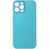 Чехол накладка для Apple iPhone 12 Pro Max Luxo Cevlar глянцевый J161 Голубой