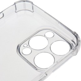 Силиконовый чехол для Apple iPhone 12 Pro Max iBox Crystal с усиленными углами и с защитой камеры Прозрачный