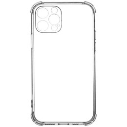 Силиконовый чехол для Apple iPhone 12 Pro Max TPU 1.5мм с усиленными углами и защитой камеры Прозрачный