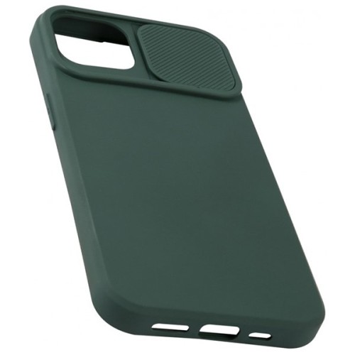 Силиконовый чехол для Apple iPhone 13 Unbroke Slider Зеленый