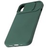 Силиконовый чехол для Apple iPhone 13 Unbroke Slider Зеленый