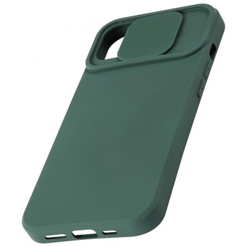 Силиконовый чехол для Apple iPhone 13 Unbroke Slider Зеленый