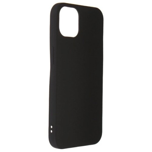 Силиконовый чехол для Apple iPhone 13 TPU 1мм Черный матовый
